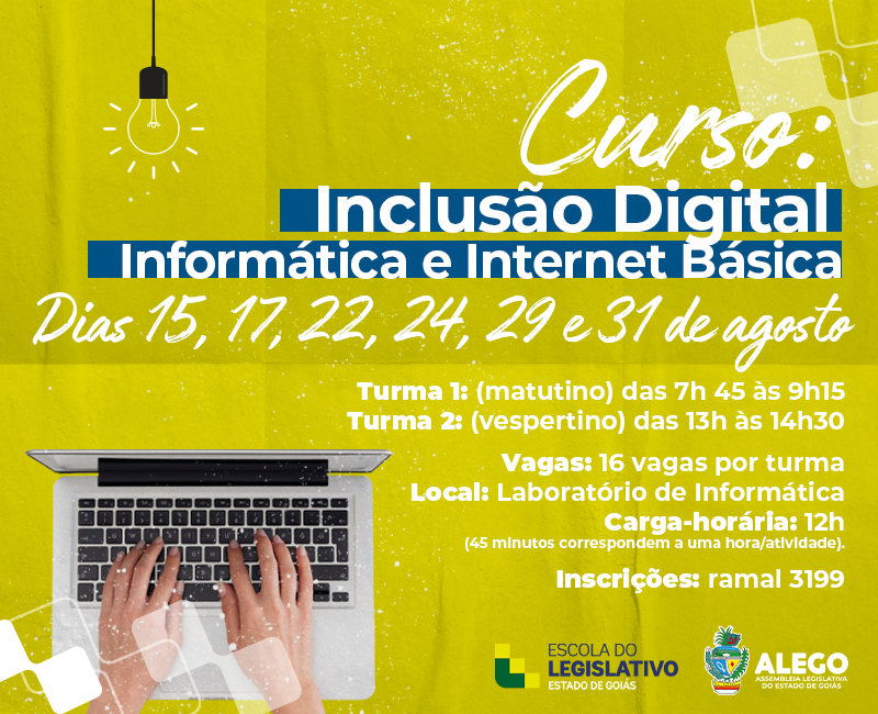 Aulas no Laboratório de Informática VESPERTINO: 2016